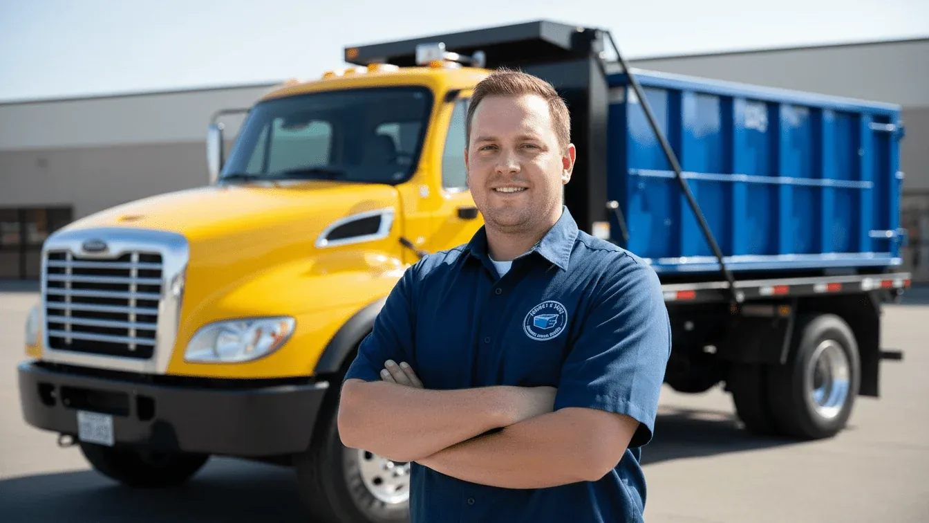 Roll-off dumpster delivered in Lexington, GA