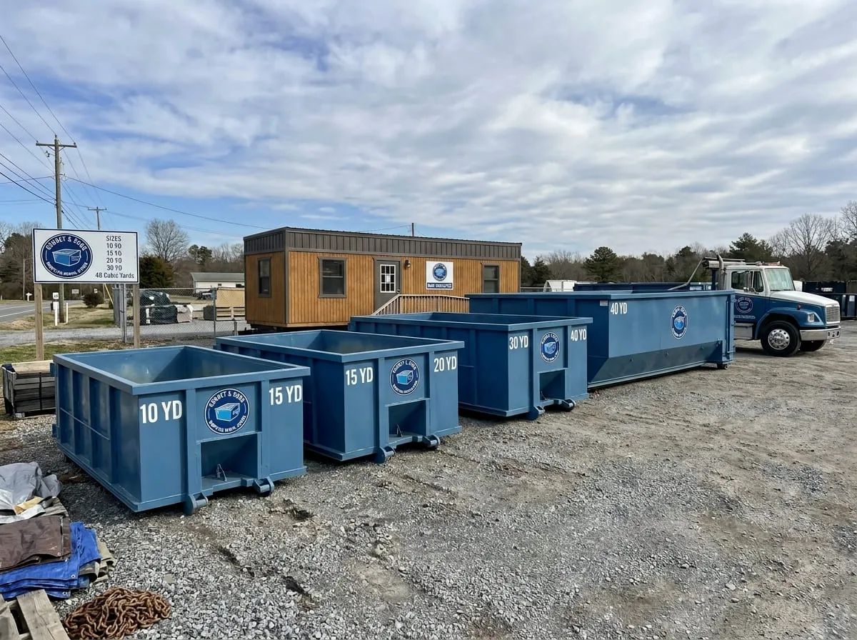 Roll-off dumpster sizes available in Athens, GA