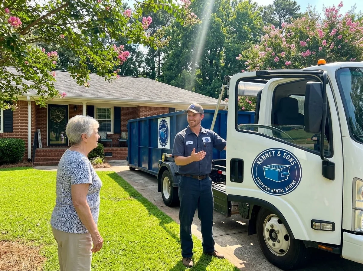 Same-Day Dumpster Rental in Athens, GA